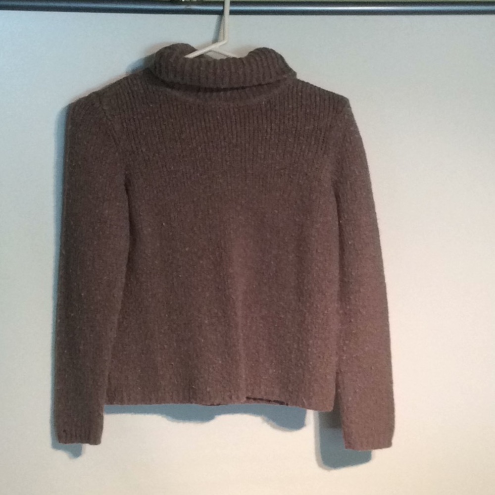 Fleecy cowl neck pullover